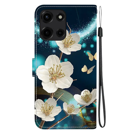 For Motorola Moto G 5G (2025) Case Pattern Printing Anti-Drop Leather Flip Wallet Phone Cover with Lanyard