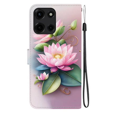For Motorola Moto G 5G (2025) Case Pattern Printing Anti-Drop Leather Flip Wallet Phone Cover with Lanyard