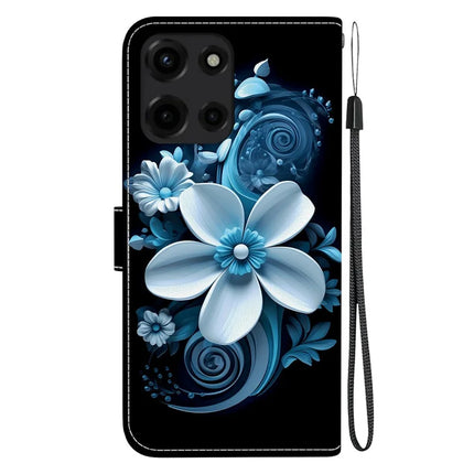 For Motorola Moto G 5G (2025) Case Pattern Printing Anti-Drop Leather Flip Wallet Phone Cover with Lanyard