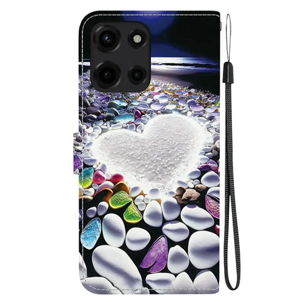 For Motorola Moto G 5G (2025) Case Pattern Printing Anti-Drop Leather Flip Wallet Phone Cover with Lanyard