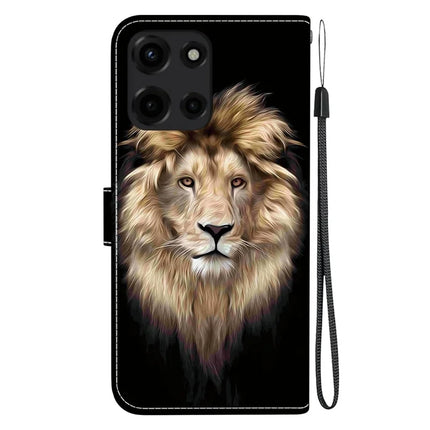 For Motorola Moto G 5G (2025) Case Pattern Printing Anti-Drop Leather Flip Wallet Phone Cover with Lanyard