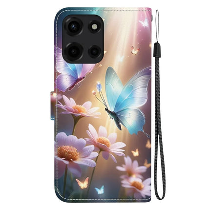 For Motorola Moto G Power (2025) Case Pattern Printing Anti-Drop Leather Flip Wallet Phone Cover with Lanyard