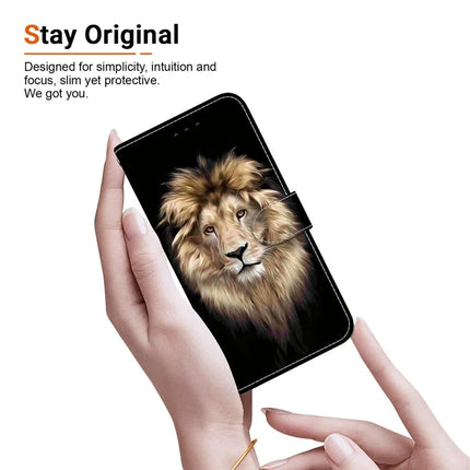For Realme 13+ 5G Case Pattern Printing Anti-Drop Leather Flip Wallet Phone Cover with Lanyard