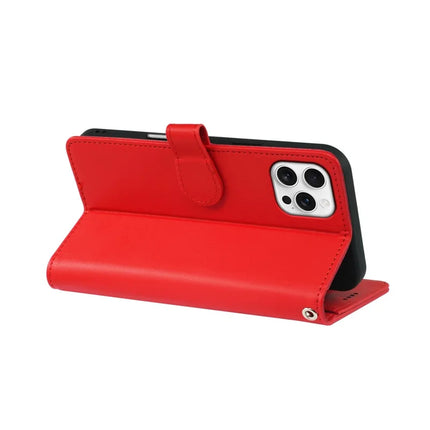 For iPhone 16 Pro Max Case with 9 Card Slots PU Leather Stand Phone Cover