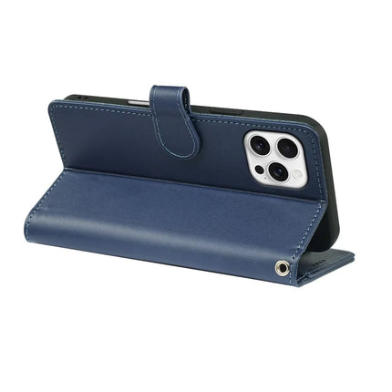 For iPhone 16 Pro Max Case with 9 Card Slots PU Leather Stand Phone Cover