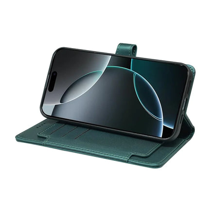 For iPhone 16 Pro Max Case with 9 Card Slots PU Leather Stand Phone Cover