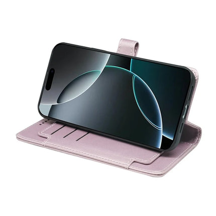 For iPhone 16 Pro Max Case with 9 Card Slots PU Leather Stand Phone Cover
