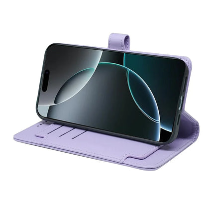 For iPhone 16 Pro Max Case with 9 Card Slots PU Leather Stand Phone Cover