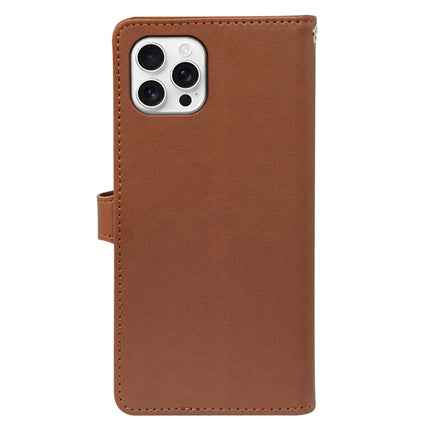 For iPhone 16 Pro Max Case with 9 Card Slots PU Leather Stand Phone Cover