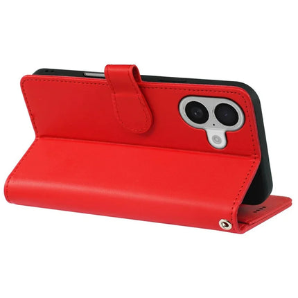 For iPhone 16 Plus Case with 9 Card Slots PU Leather Stand Phone Cover