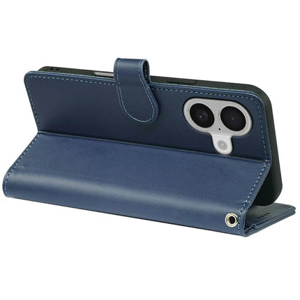 For iPhone 16 Plus Case with 9 Card Slots PU Leather Stand Phone Cover