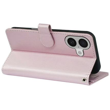 For iPhone 16 Plus Case with 9 Card Slots PU Leather Stand Phone Cover