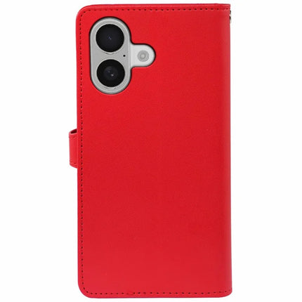 For iPhone 16 Case with 9 Card Slots PU Leather Stand Phone Cover