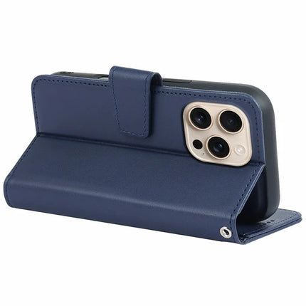 For iPhone 16 Pro Max Case Detachable 2 in 1 PU Leather Wallet Phone Cover