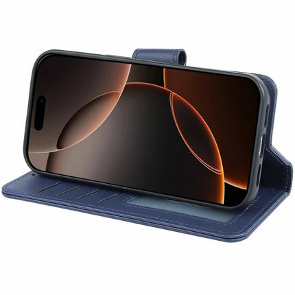 For iPhone 16 Pro Max Case Detachable 2 in 1 PU Leather Wallet Phone Cover