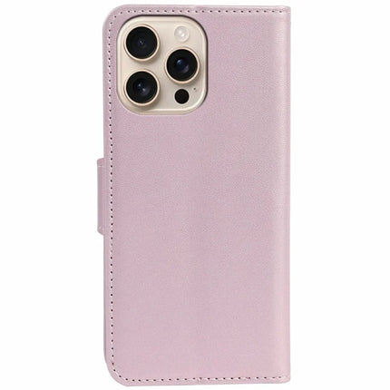 For iPhone 16 Pro Max Case Detachable 2 in 1 PU Leather Wallet Phone Cover