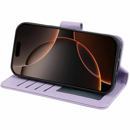 For iPhone 16 Pro Max Case Detachable 2 in 1 PU Leather Wallet Phone Cover