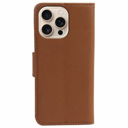 For iPhone 16 Pro Max Case Detachable 2 in 1 PU Leather Wallet Phone Cover