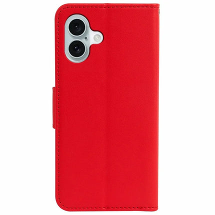 For iPhone 16 Plus Case Detachable 2 in 1 PU Leather Wallet Phone Cover