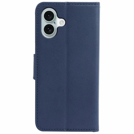 For iPhone 16 Plus Case Detachable 2 in 1 PU Leather Wallet Phone Cover
