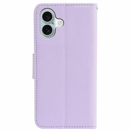 For iPhone 16 Plus Case Detachable 2 in 1 PU Leather Wallet Phone Cover