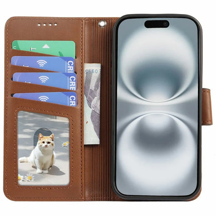 For iPhone 16 Plus Case Detachable 2 in 1 PU Leather Wallet Phone Cover