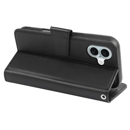 For iPhone 16 Case Detachable 2 in 1 PU Leather Wallet Phone Cover