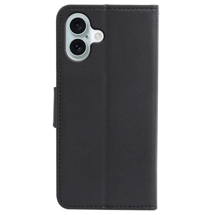 For iPhone 16 Case Detachable 2 in 1 PU Leather Wallet Phone Cover