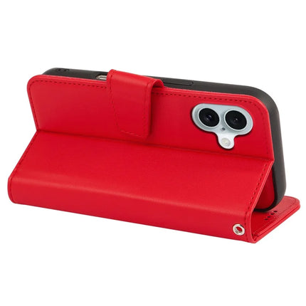 For iPhone 16 Case Detachable 2 in 1 PU Leather Wallet Phone Cover