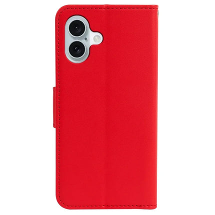 For iPhone 16 Case Detachable 2 in 1 PU Leather Wallet Phone Cover