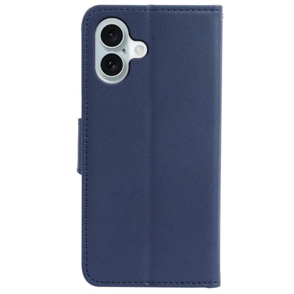 For iPhone 16 Case Detachable 2 in 1 PU Leather Wallet Phone Cover