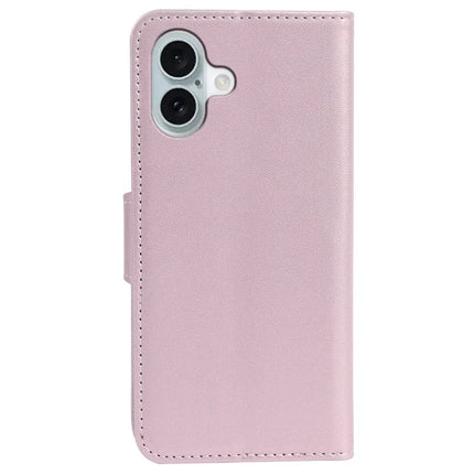 For iPhone 16 Case Detachable 2 in 1 PU Leather Wallet Phone Cover