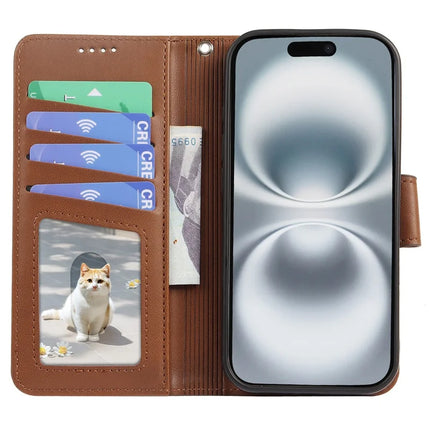 For iPhone 16 Case Detachable 2 in 1 PU Leather Wallet Phone Cover