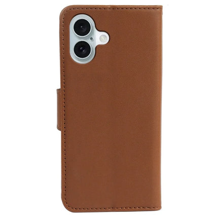 For iPhone 16 Case Detachable 2 in 1 PU Leather Wallet Phone Cover