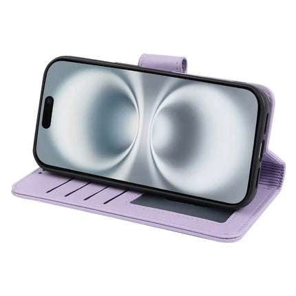For iPhone 16 Case Detachable 2 in 1 PU Leather Wallet Phone Cover