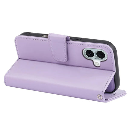 For iPhone 16 Case Detachable 2 in 1 PU Leather Wallet Phone Cover
