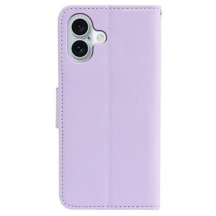 For iPhone 16 Case Detachable 2 in 1 PU Leather Wallet Phone Cover