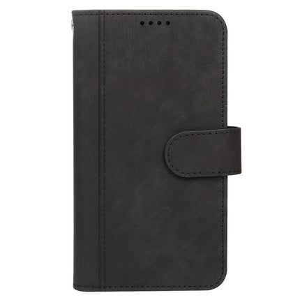 For iPhone 16 Pro Max Leather Case Line Pattern Wallet Phone Cover with 9 Card Slots