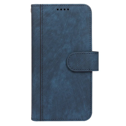 For iPhone 16 Pro Max Leather Case Line Pattern Wallet Phone Cover with 9 Card Slots