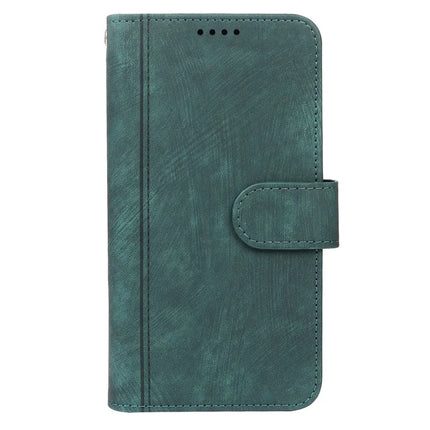 For iPhone 16 Pro Max Leather Case Line Pattern Wallet Phone Cover with 9 Card Slots