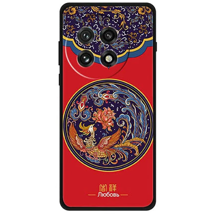 For OnePlus 13 Case Pattern Printing Anti-Scratch TPU Phone Cover - Phoenix Flower