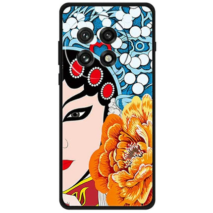 For OnePlus 13 Case Pattern Printing Anti-Scratch TPU Phone Cover - Peking Opera Face