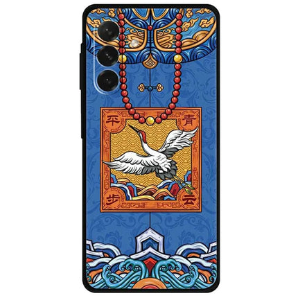 For Samsung Galaxy A26 5G Case Pattern Printing Anti Scratch TPU Phone Cover - Step into the Azure Clouds