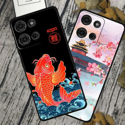 For Motorola Moto G75 5G Case Pattern Printing Anti-Scratch TPU Phone Cover