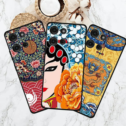 For Motorola Moto G75 5G Case Pattern Printing Anti-Scratch TPU Phone Cover