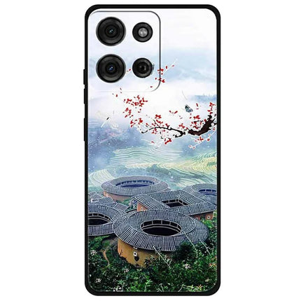 For Motorola Moto G75 5G Case Pattern Printing Anti-Scratch TPU Phone Cover - Hakka Earthen House