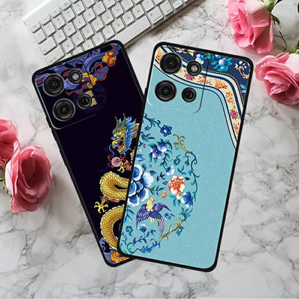 For Motorola Moto G75 5G Case Pattern Printing Anti-Scratch TPU Phone Cover