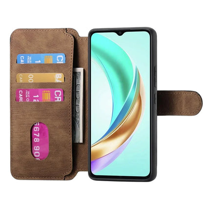 For Honor X6b 4G Case CASENEO Detachable Magnetic RFID Block Leather Phone Wallet Cover
