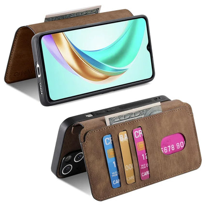 For Honor X6b 4G Case CASENEO Detachable Magnetic RFID Block Leather Phone Wallet Cover