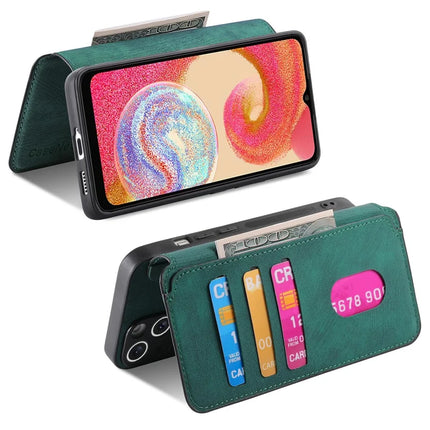 For Samsung Galaxy A04e 4G Case CASENEO Detachable Magnetic RFID Block Leather Phone Wallet Cover